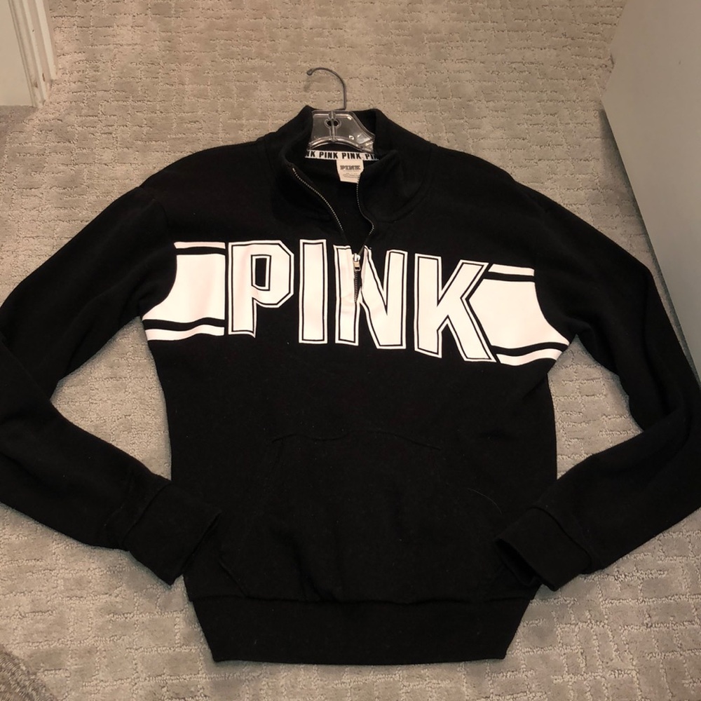Black half zip